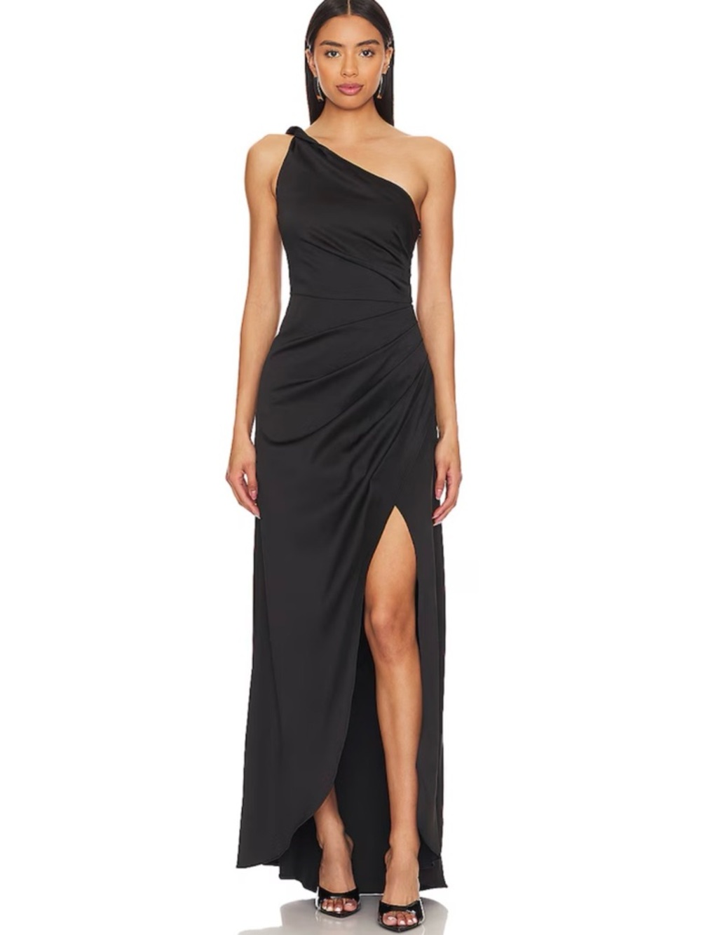 ELLIATT Biarritz Gown in Black Revolve Size Medium